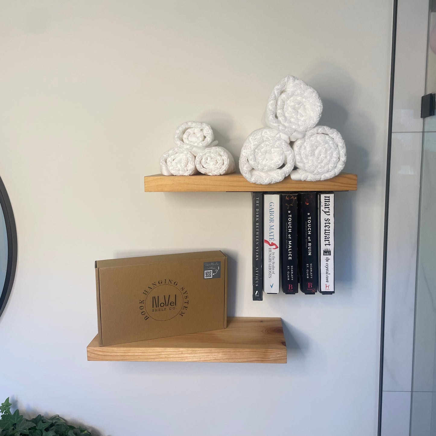 Book Hanging System - Bring Your Own Shelf