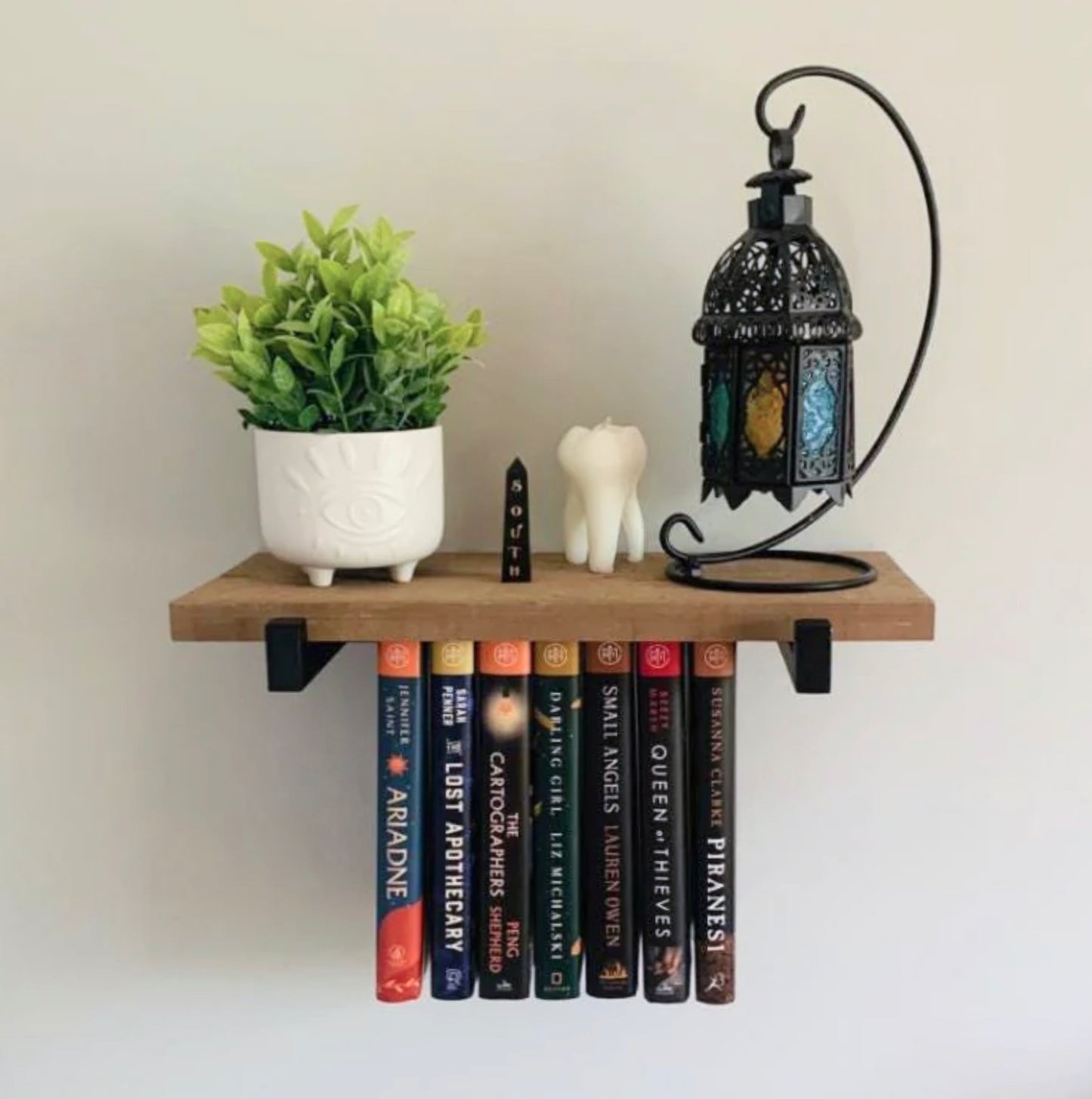 Mini Rustic Hanging Bookshelf