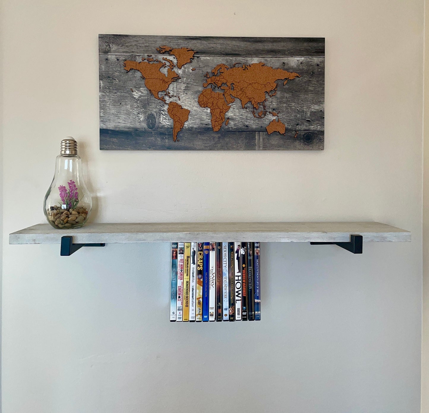 Magnetic Hanging DVD Display Shelf