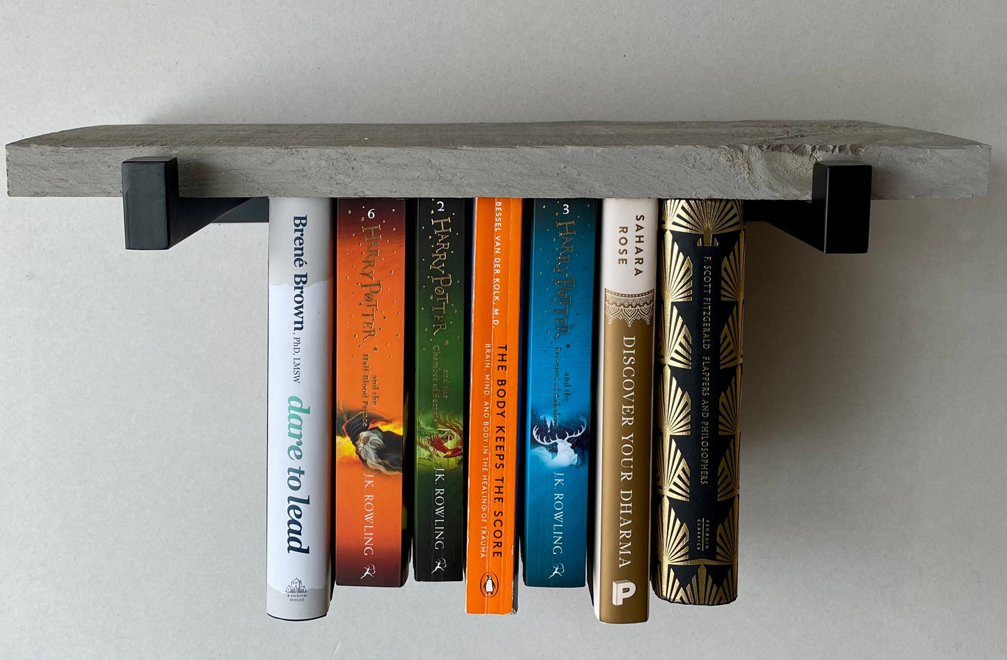 Mini Rustic Hanging Bookshelf