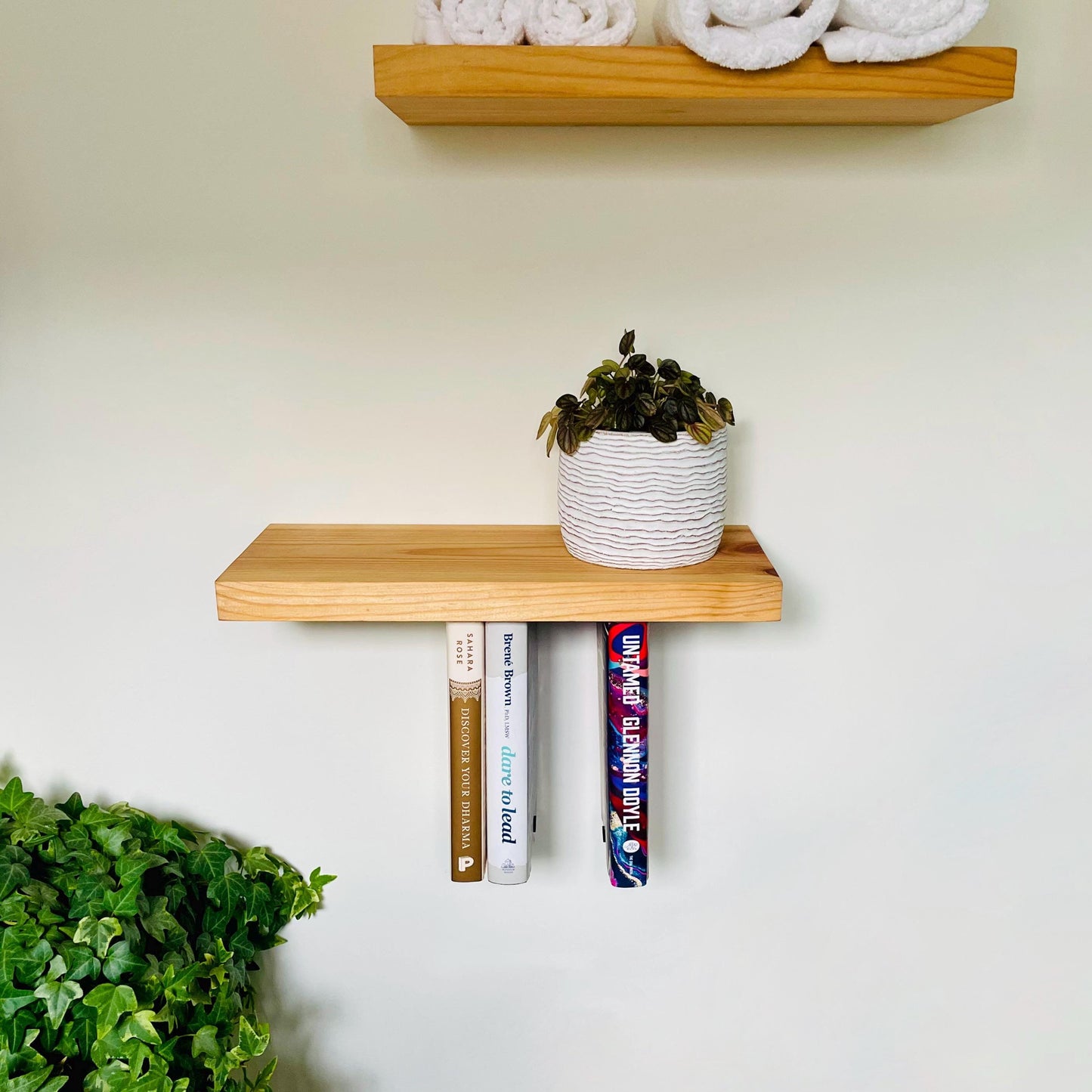 Book Hanging System - Bring Your Own Shelf
