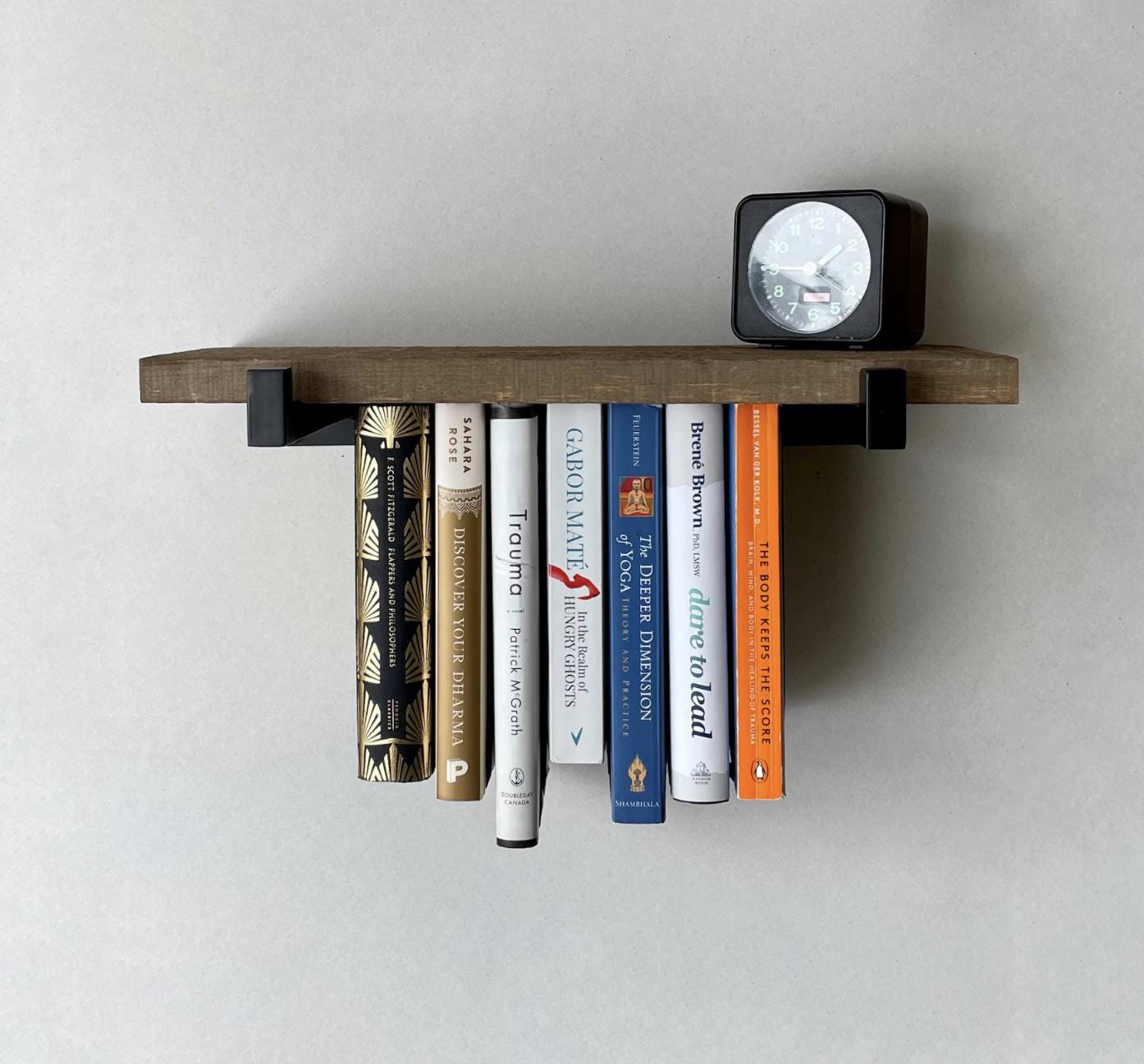 Mini Rustic Hanging Bookshelf