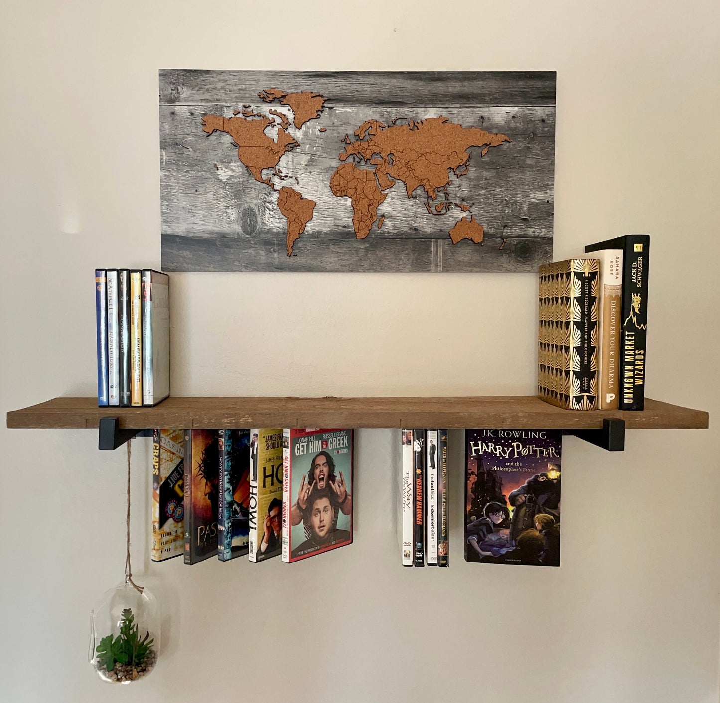 Magnetic Hanging DVD Display Shelf
