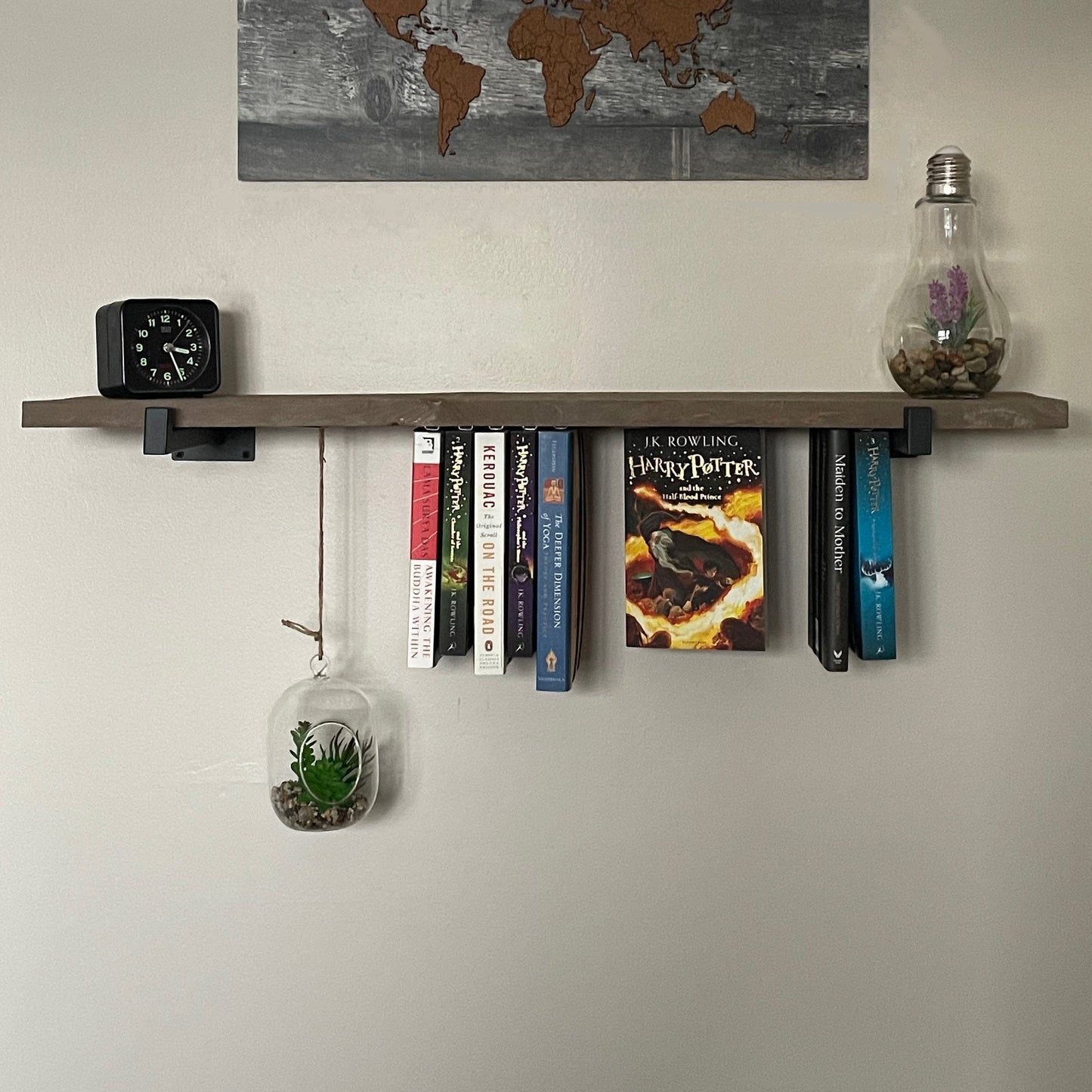 Magnetic Hanging Bookshelf Display