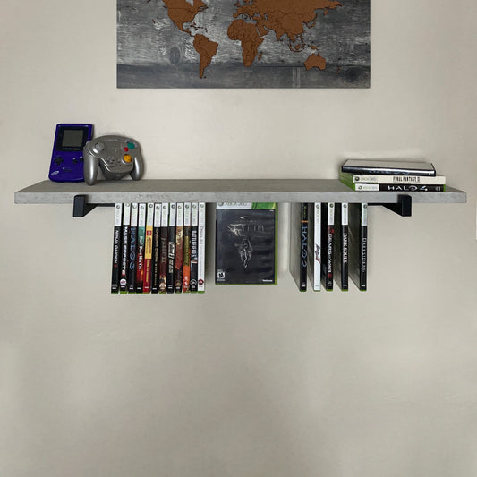 Magnetic Hanging Video Game Display Shelf